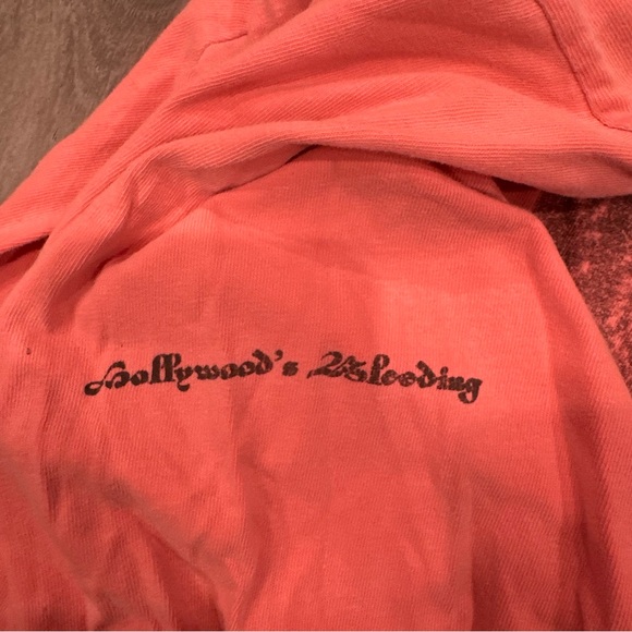 Post Malone Concert  Shirt Mens LARGE LS Hollywoods Bleeding Tour Neon DEADSTOCK - Picture 5 of 7